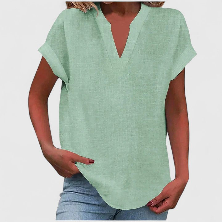 Clara | Comfortable V-Neck Blouse