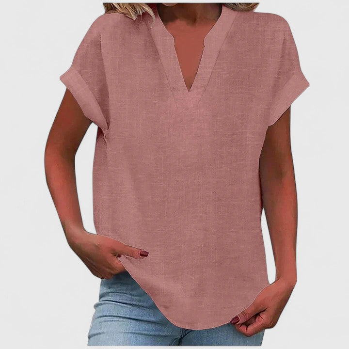Clara | Comfortable V-Neck Blouse